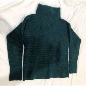 Madewell Forest Green Turtleneck